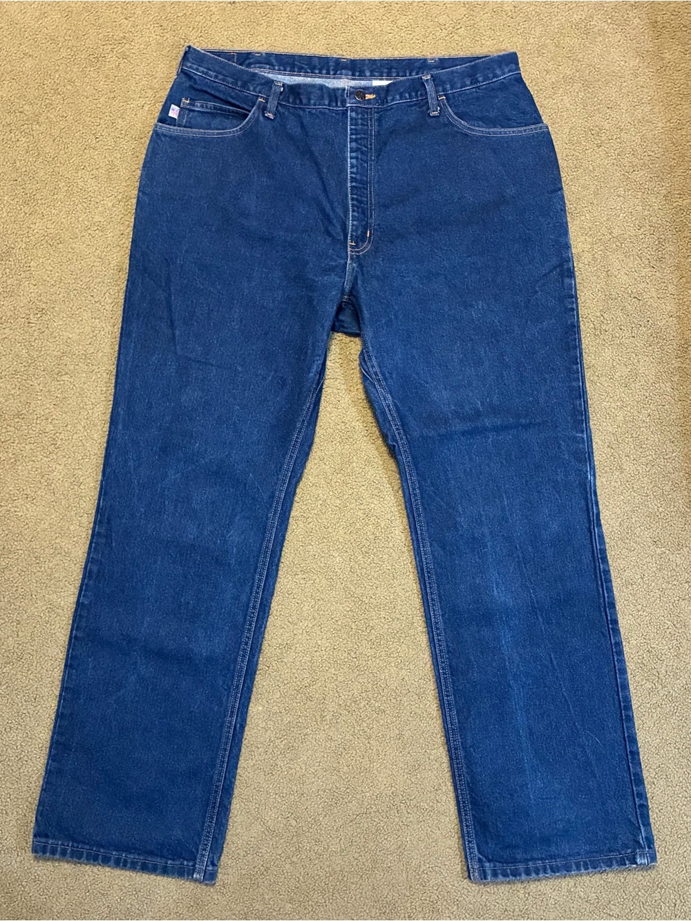 All American Clothing Co USA Made Men’s Jeans 40x32 Blue Bootcut Denim Pants